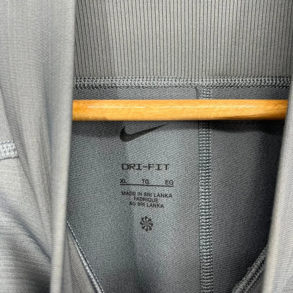 Nike Pro Cal Golden Bears Mens XL Gray Dri-FIT Mock Neck Training Top Berkeley
